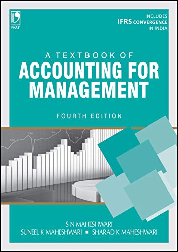 A Textbook Of Accounting For Management S N Maheshwari
